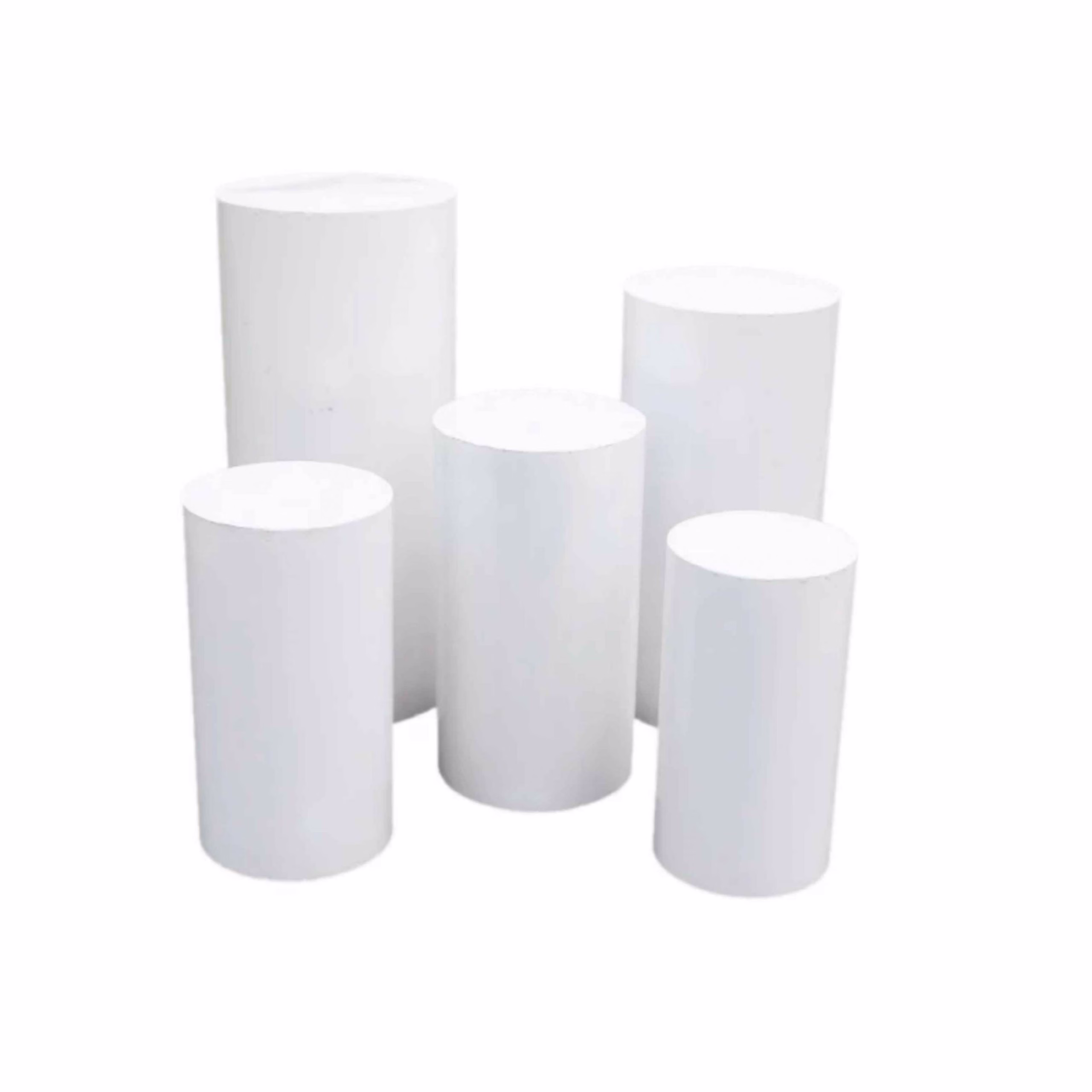 Round Plinth - White (Each) 1 Round White Plinth scaled