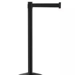 Stanchion With Black Retractable Belt rental - Toronto & GTA