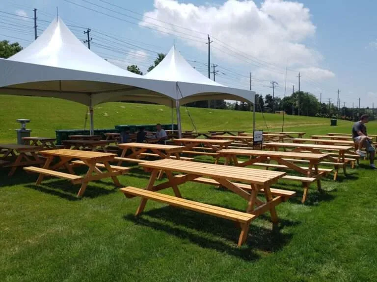 Tent Rental & Picnic table