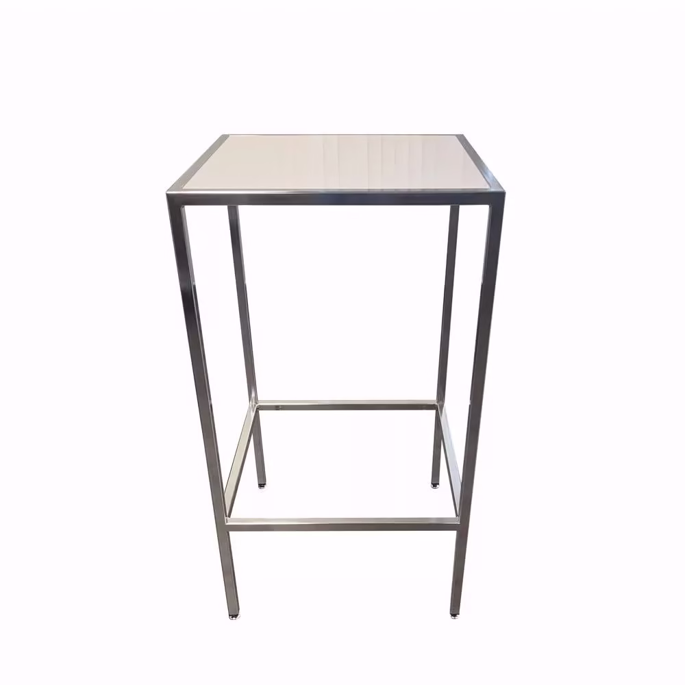 Cruiser Table - Chrome Plexi 24 Inches 1 Cruiser Table - Chrome Plexi 24 Inches rental Toronto GTA - Vibrant Occasions Scarborough