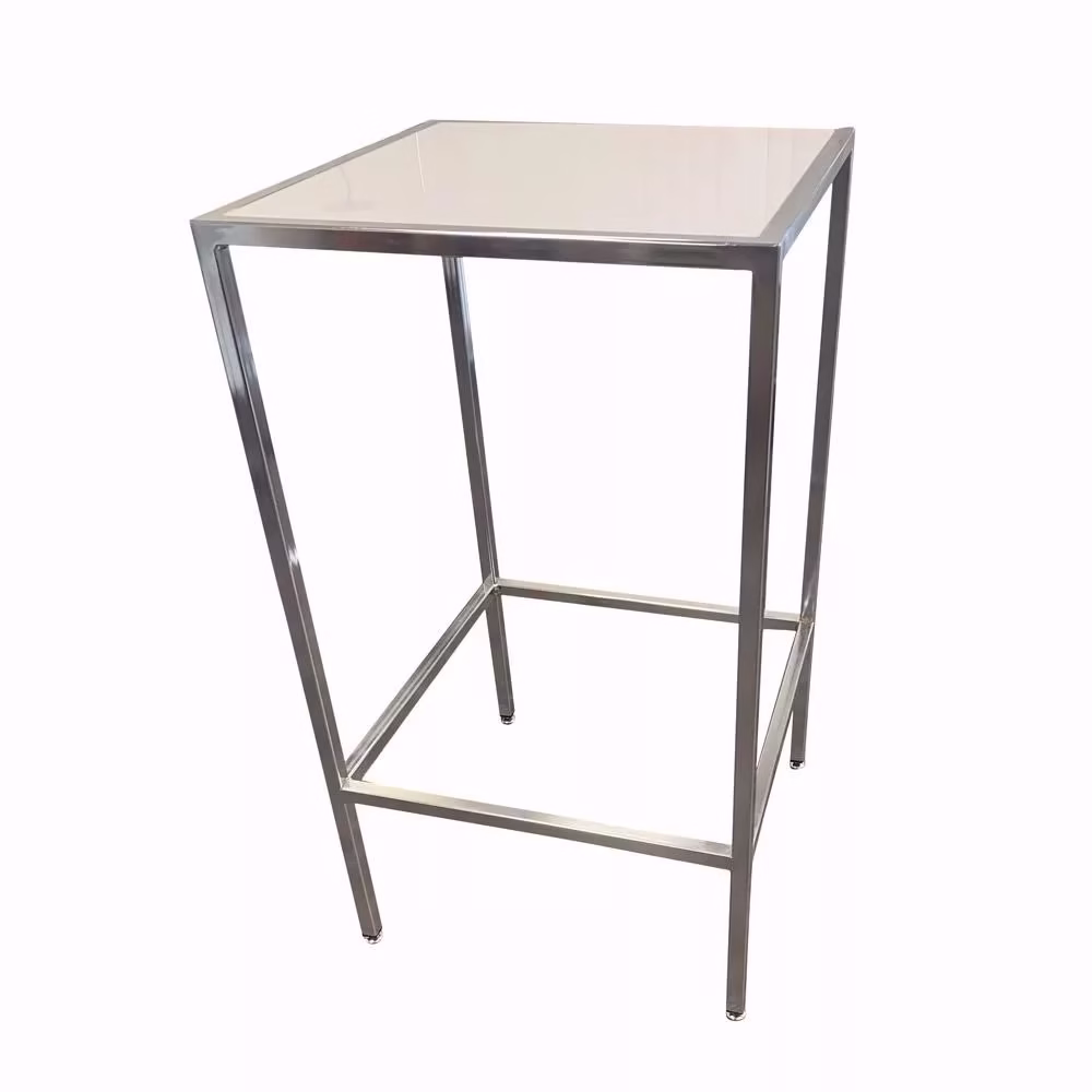 Cruiser Table - Chrome Plexi 24 Inches 3 Cruiser Table - Chrome Plexi 24 Inches rental Toronto GTA - Vibrant Occasions Scarborough