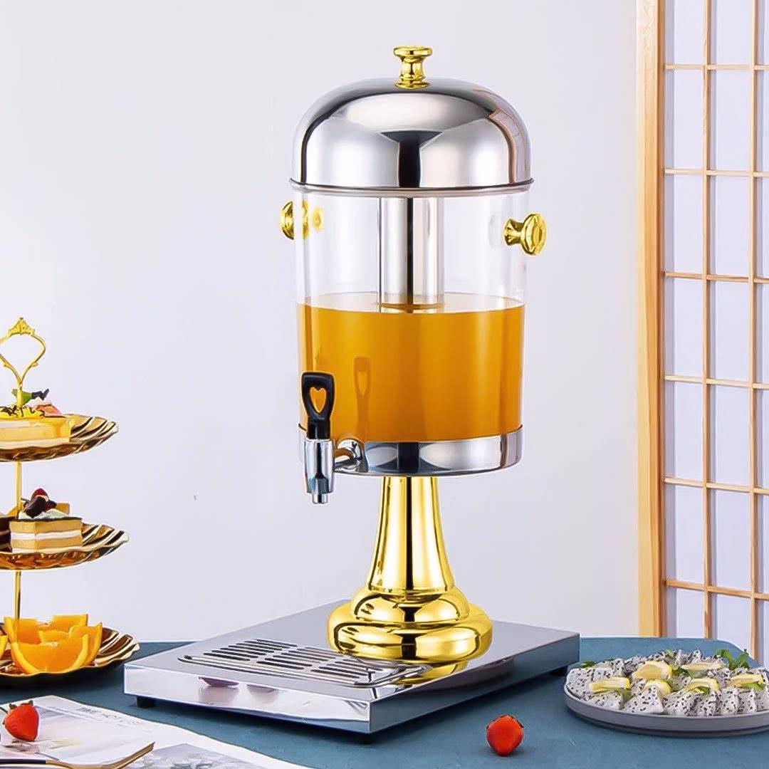 Beverage Dispenser Single - Gold 1 Beverage Dispenser Single - Gold rental Toronto GTA - Vibrant Occasions Scarborough