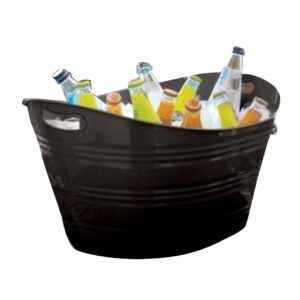 Black Plastic Beverage Tub rental Toronto GTA - Vibrant Occasions Scarborough