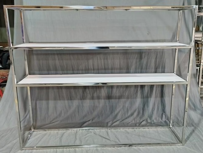 Chrome Plexi Bar Back 4 Chrome Plexi Bar Back rental Toronto GTA - Vibrant Occasions Scarborough
