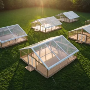 Clear Span Frame Tent 15 Ft – Clear rental Toronto GTA - Vibrant Occasions Scarborough