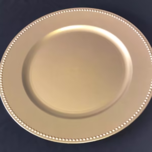 Acrylic Gold Charger Plate rental Toronto GTA - Vibrant Occasions Scarborough