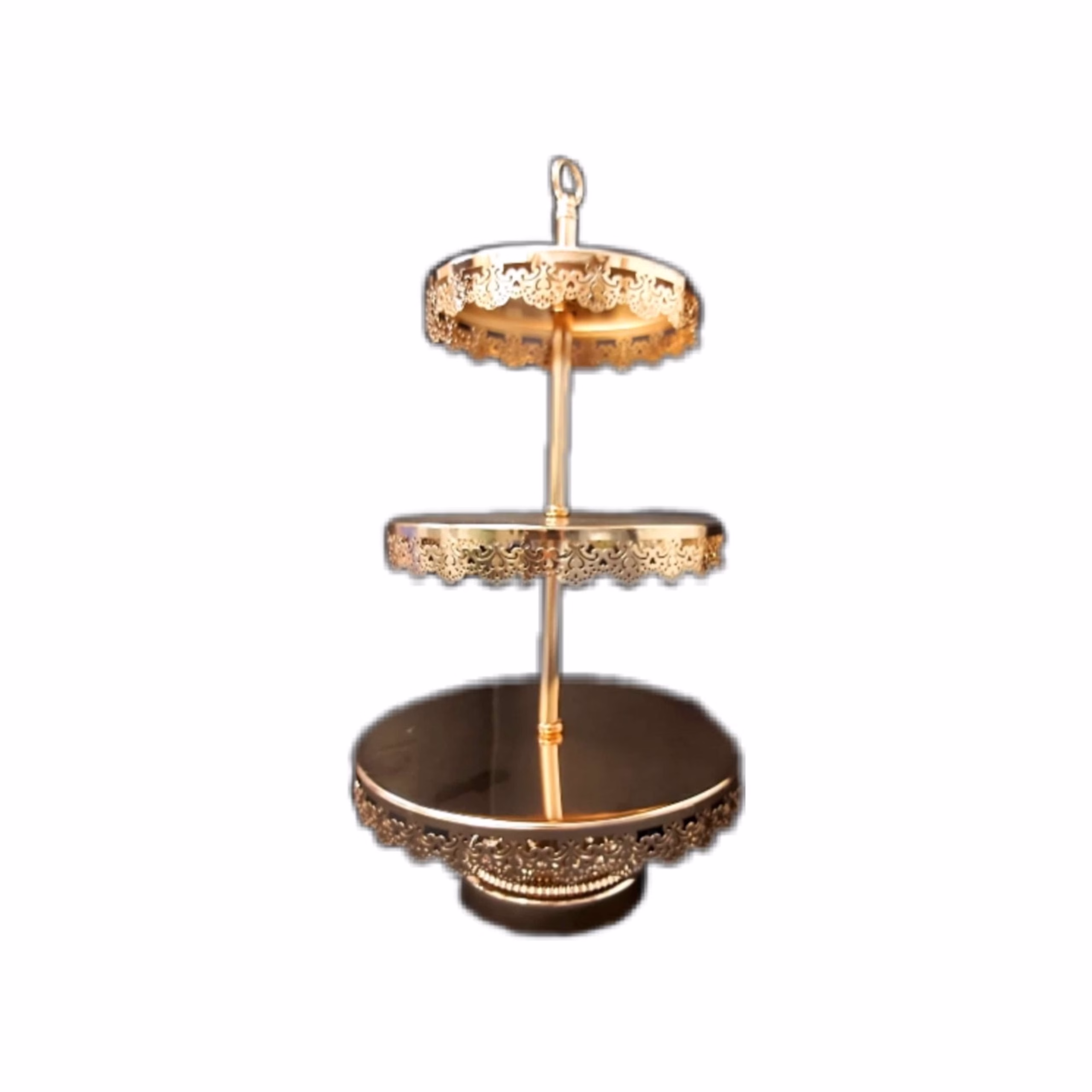 Gold Cup Cake Stand 1 Gold Cup Cake Stand rental Toronto GTA - Vibrant Occasions Scarborough
