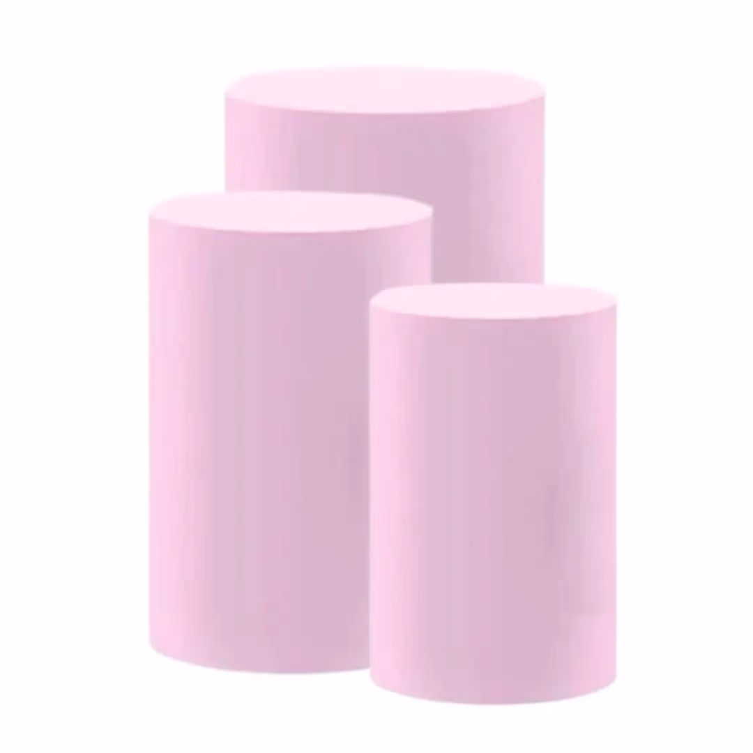Round Plinth - Pink (Each) 7 Round Plinth - Pink (Each) rental Toronto GTA - Vibrant Occasions Scarborough