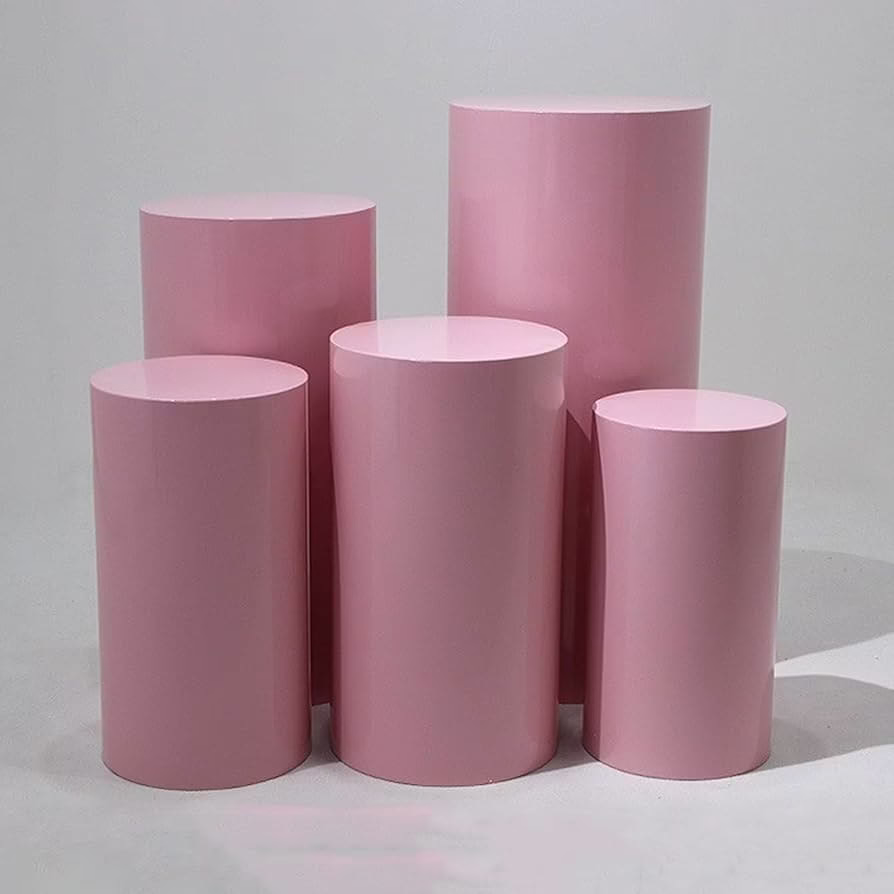 Round Plinth - Pink (Each) 5 Round Plinth - Pink (Each) rental Toronto GTA - Vibrant Occasions Scarborough