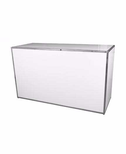 Plexi Bar - 6Ft - White 1 Plexi Bar - 6Ft - White rental Toronto GTA - Vibrant Occasions Scarborough