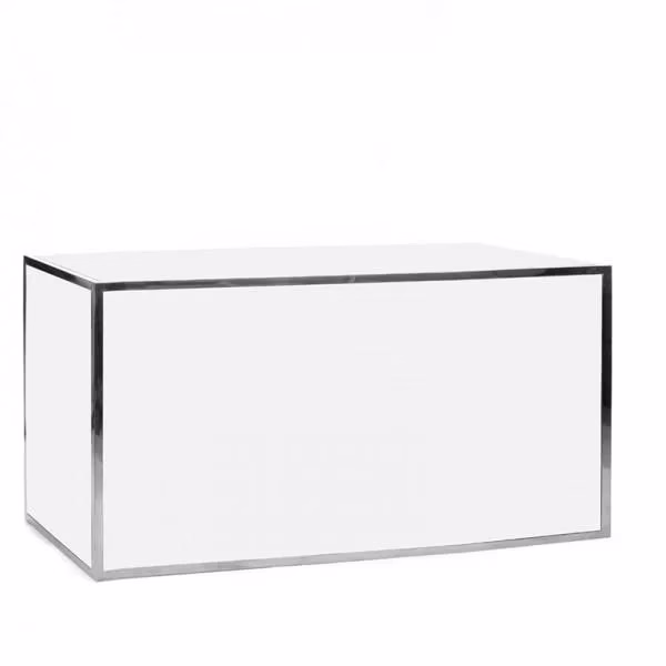 Plexi Bar - 6Ft - White 3 Plexi Bar - 6Ft - White rental Toronto GTA - Vibrant Occasions Scarborough