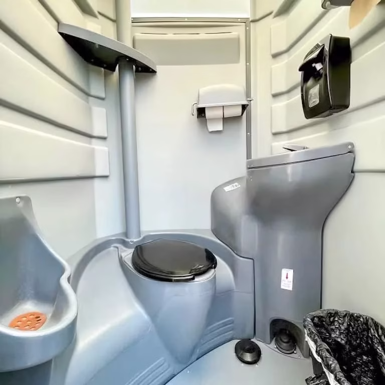 Portable Toilet with Sink 2 Portable Toilet with Sink rental Toronto GTA - Vibrant Occasions Scarborough