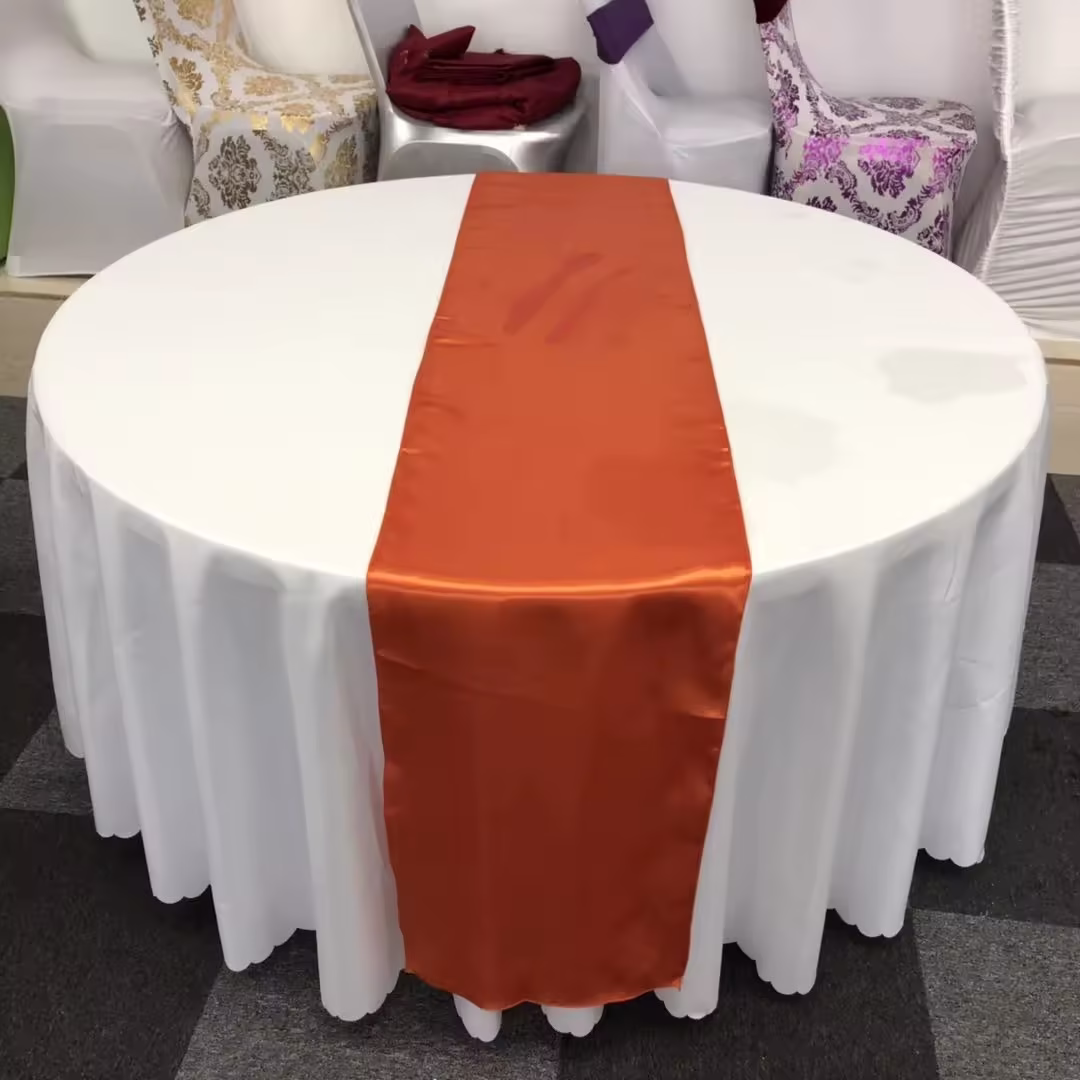 Table Runner Satin 7 Table Runner Satin rental Toronto GTA - Vibrant Occasions Scarborough