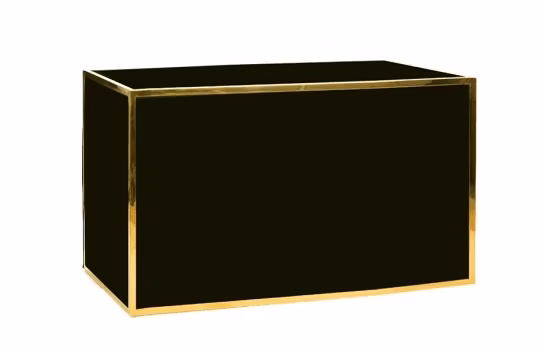 Plexi Bar - 6Ft - Black 1 Plexi Bar - 6Ft - Black rental Toronto GTA - Vibrant Occasions Scarborough