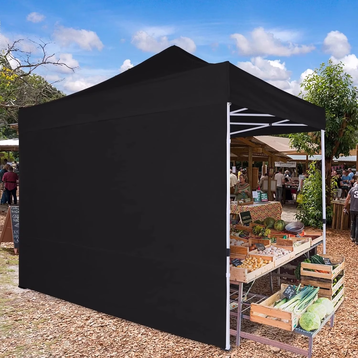 Canopy Side Wall - 10 Ft - Black 2 Canopy Side Wall - 10 Ft - Black rental Toronto GTA - Vibrant Occasions Scarborough