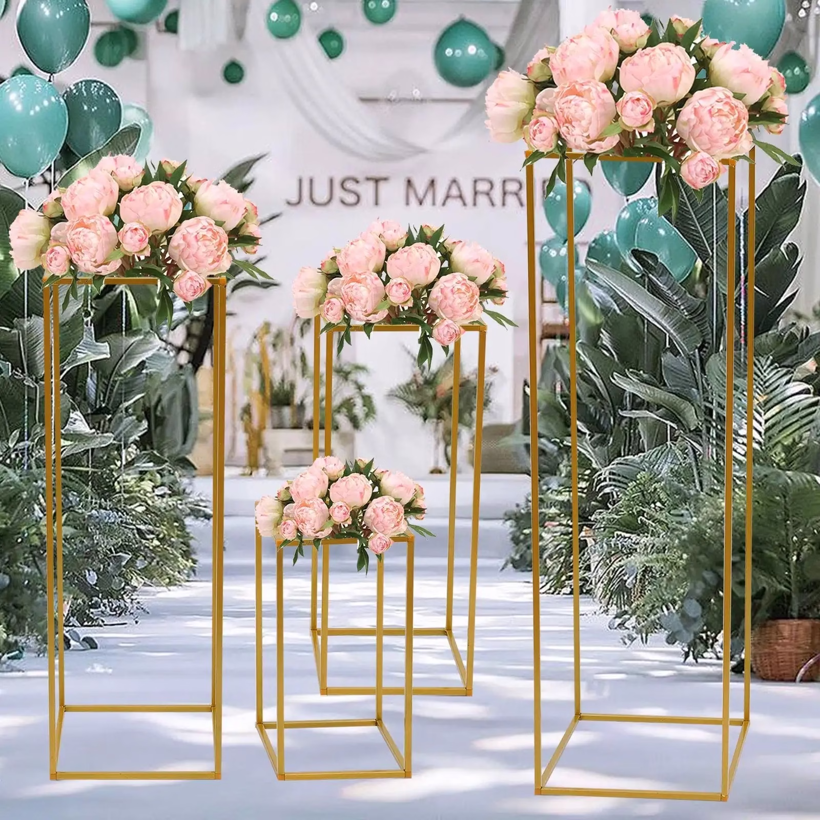 Metal Rectangle Dessert Stand - 25x100 cm 2 Metal Rectangle Dessert Stand - 25x100 cm rental Toronto GTA - Vibrant Occasions Scarborough