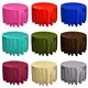 Satin Linen Tablecloth Round - 120″ 5 Satin Linen Tablecloth Round - 120" rental Toronto GTA - Vibrant Occasions Scarborough