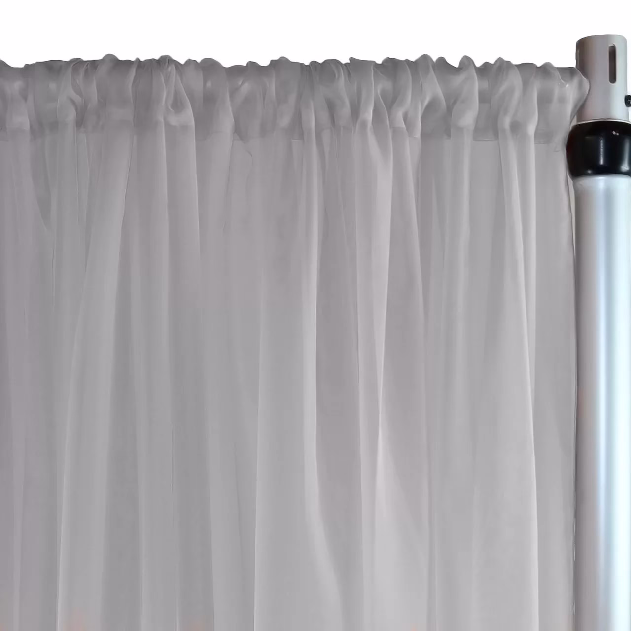 Drape Fabric - Sheer - 4 X 12 Ft 4 Drape Fabric - Sheer - 4 X 12 Ft rental Toronto GTA - Vibrant Occasions Scarborough