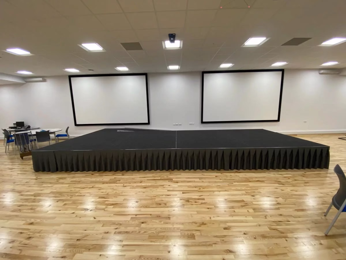 Stage Skirts - Black 5 Stage Skirts - Black rental Toronto GTA - Vibrant Occasions Scarborough