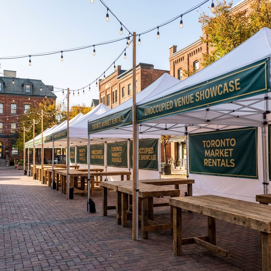 Vendor & Pop-Up Market rentals Toronto