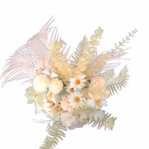Artifical Flower Pedestal Decor - Yellow rental Toronto GTA - Vibrant Occasions Scarborough